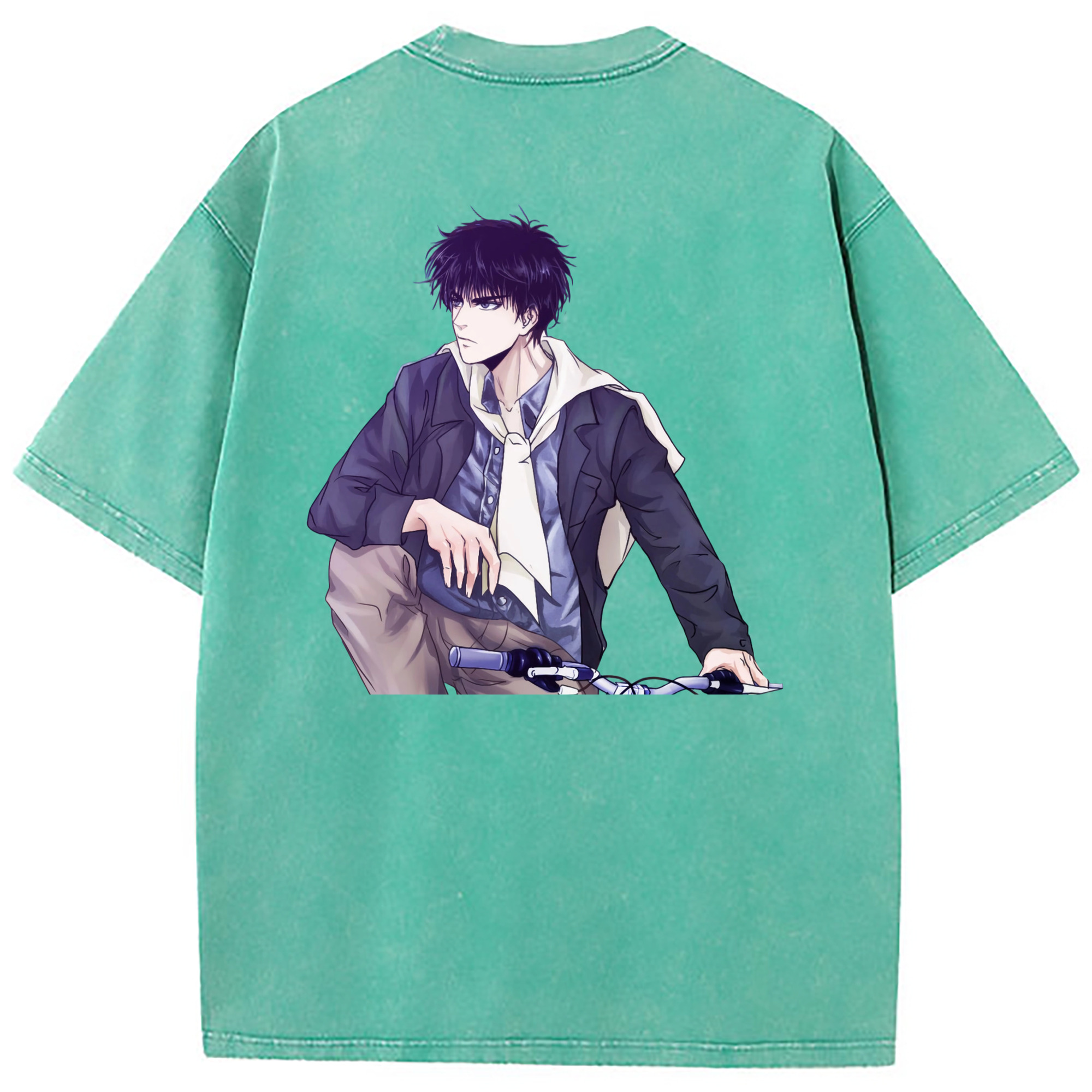 （画像用） SLAM DUNK／スラムダンク 綿100% ヴィンテージ風 半袖Tシャツ（背面プリント）